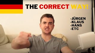 How to pronounce German Names [upl. by Tower]