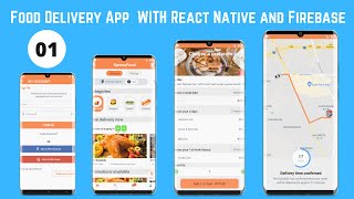 Food Delivery App  React Native And Firebase  1 Intro amp Overview [upl. by Musette]