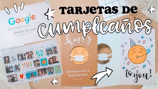 3 tarjetas de CUMPLEAÑOS Súper originales ✄ Barbs Arenas Art [upl. by Narag]