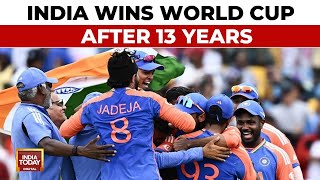 India Beats South Africa By 7 Runs Wins World Cup After 13 Years ICC Trophy After 11 Years [upl. by Onitsuj]