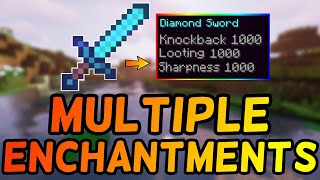 How To Get Multiple High Level Enchantments on ONE Item in Minecraft 2020 [upl. by Obola]