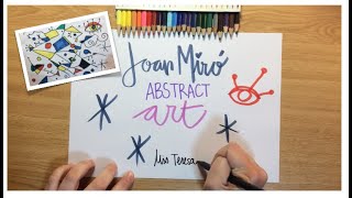 Joan Miró Abstract Art Make your own art piece inspired by this artist [upl. by Cattan423]