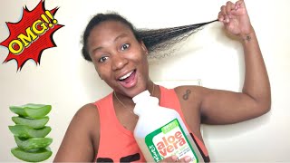 Aloe Vera Juice for MASSIVE HAIR GROWTH [upl. by Notlit]