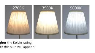 Lighting Color Temperature  Neutral White  3500K [upl. by Lodnar653]