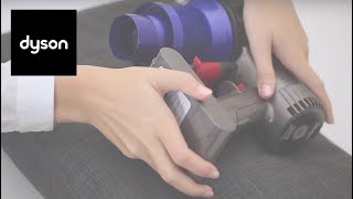 How to replace the battery on your Dyson V6™ cordless vacuum [upl. by Adnawahs310]