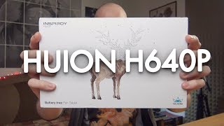 Drawing Tablet In Your BAG  Huion H640P Review [upl. by Kelsi574]