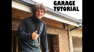 Bricklaying a Garage Full Build [upl. by Parnas925]