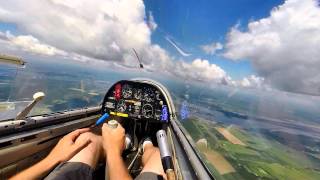 Gliding Lesson  Great soaring day and training flight [upl. by Zeugirdor]