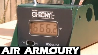 Shooting Chrony F1 Chronograph Review  Air Armoury [upl. by Hgieliak]