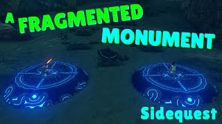 A Fragmented Monument Zelda BOTW Shrine Quest amp Shrine Solution [upl. by Raamaj281]