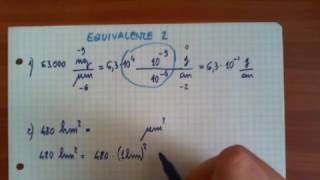 FISICA equivalenze 2 [upl. by Eelsnia]