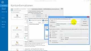 Outlook  Automatische Antworten 2  mit Regeln  AbwesenheitsAssistent [upl. by Sajovich]