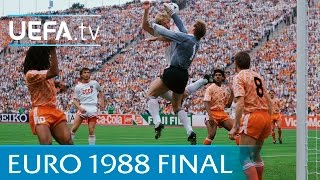 Netherlands v Soviet Union 1988 UEFA European Championship final highlights [upl. by Dielu30]