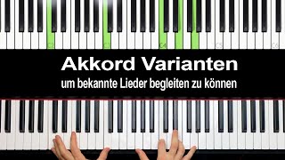 BEKANNTE SONGS mit Akkorden BEGLEITEN [upl. by Marley428]