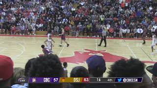 CBC Varsity Basketball vs DeSmet  District Final [upl. by Oakie]