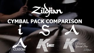 Zildjian Cymbal Pack Comparison [upl. by Ashling]