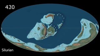 Plate Tectonics 540Ma  Modern World  Scotese Animation 022116b [upl. by Vincenta]