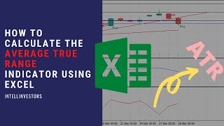 How To Calculate The Average True Range ATR Using Excel [upl. by Oelak87]