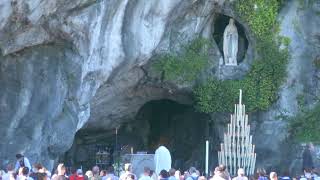 Diffusion en direct de la Grotte de LourdesSanctuaire de Lourdes [upl. by Baum]