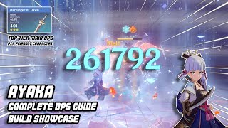 Ayaka Build and Guide Main DPS  Genshin Impact [upl. by Tine]