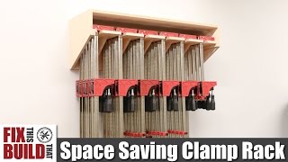 Space Saving Parallel Clamp Rack  DIY Build Plans [upl. by Stafani]