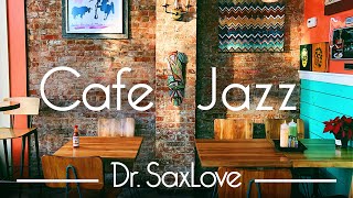 Cafe Jazz 😊 12 HOURS Smooth Jazz Instrumental Music for Cafe Restaurant Work or Study [upl. by Rebor16]