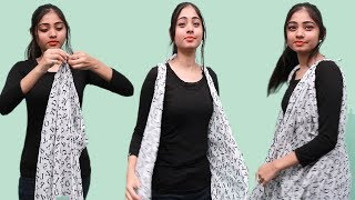 How to wear Dupatta perfectly  5 Dupatta Draping Styles  DIY Dupatta styles in different way [upl. by Abihsat266]