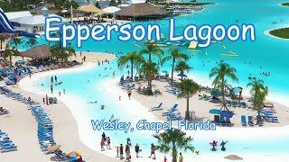 Epperson Lagoon  Tropical Beach Recreation Area  Wesley Chapel [upl. by Yeltneb]