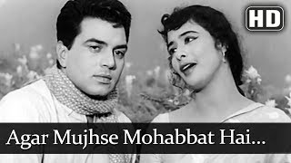 Agar Mujhse Mohabbat Hai HD  Aap Ki Parchhaiyan Song  Dharmendra  Supriya Choudhury [upl. by Kinch]