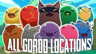 All Gordo locations in Slime Rancher [upl. by Ardnnaed]