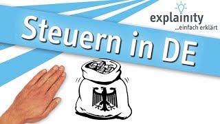 Steuern in Deutschland einfach erklärt explainity® Erklärvideo [upl. by Grantley]