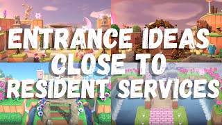 ENTRANCE IDEAS CLOSE TO RESIDENTS SERVICES  ANIMAL CROSSING ENTRANCE IDEAS  ENTRANCE IDEAS ACNH [upl. by Sass]