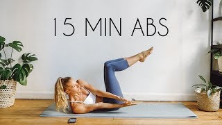 15 MIN TOTAL COREAB WORKOUT At Home No Equipment [upl. by Aihsilef]