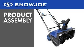 SJ627E  Snow Joe Electric Snow Thrower  Assembly Video [upl. by Josefina]