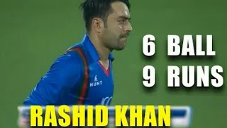 Rashid Khan Blowing 6 Bowl 9 Runs Needed 3rd T 20 Ban Vs Afg [upl. by Adnuhs232]