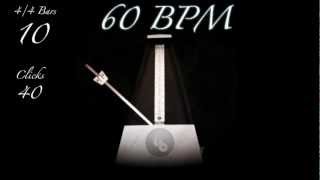 60 BPM Metronome [upl. by Blodget984]