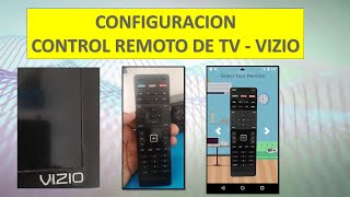 configurar control remoto tv vizio [upl. by Llenreb]