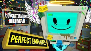 The PERFECT Employee Challenge  Job Simulator VR [upl. by Gaves]