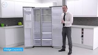 Samsung RS68N8941SL Family Hub American Fridge Freezer review [upl. by Nerraw655]