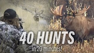 40 Rifle Hunts in 20 Minutes Eastmans’ Hunting Journal [upl. by Waldner827]