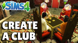 How To Create A Club  The Sims 4 Guide [upl. by Sacram175]