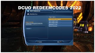 DCUO 2022 REDEEMCODES [upl. by Anelahs108]