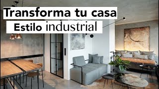 ✅Casa INFONAVIT estilo INDUSTRIAL Ideas para DECORACIÓN 🔨😱 [upl. by Susumu]