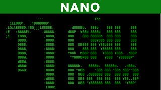 Nano Editor Fundamentals [upl. by Assenad]