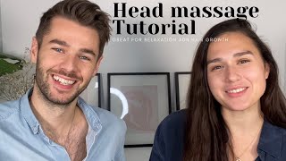 5 Minute Head Massage Tutorial [upl. by Enrobyalc]