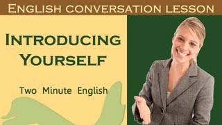 Introducing Yourself  How to Introduce Yourself In English [upl. by Kcirej]