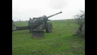 Extreme Indian Army Arty Gun 130mm firing in the ranges [upl. by Anielram]