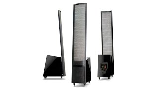 MartinLogan Theos Electrostatic Loudspeaker – Audio Advisor [upl. by Assirt]