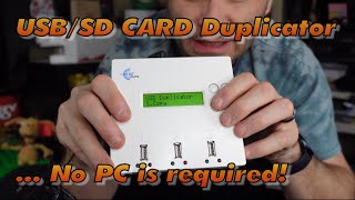 Stand Alone USBSD Card Duplicator No PC required [upl. by Sena]