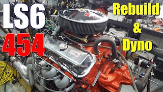 Big Block LS6 454 Rebuild and DYNO [upl. by Nylirem]